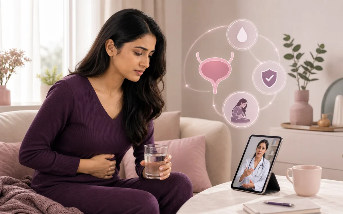 UTI symptoms consultation